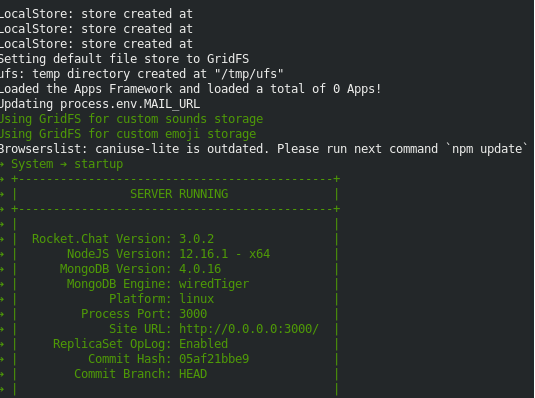 rocketchat install instructions