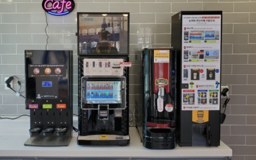 무인 카페 커피머신 가격 비교 장단점 (동구전자 A1, nc14 / nc16, DY 3000)