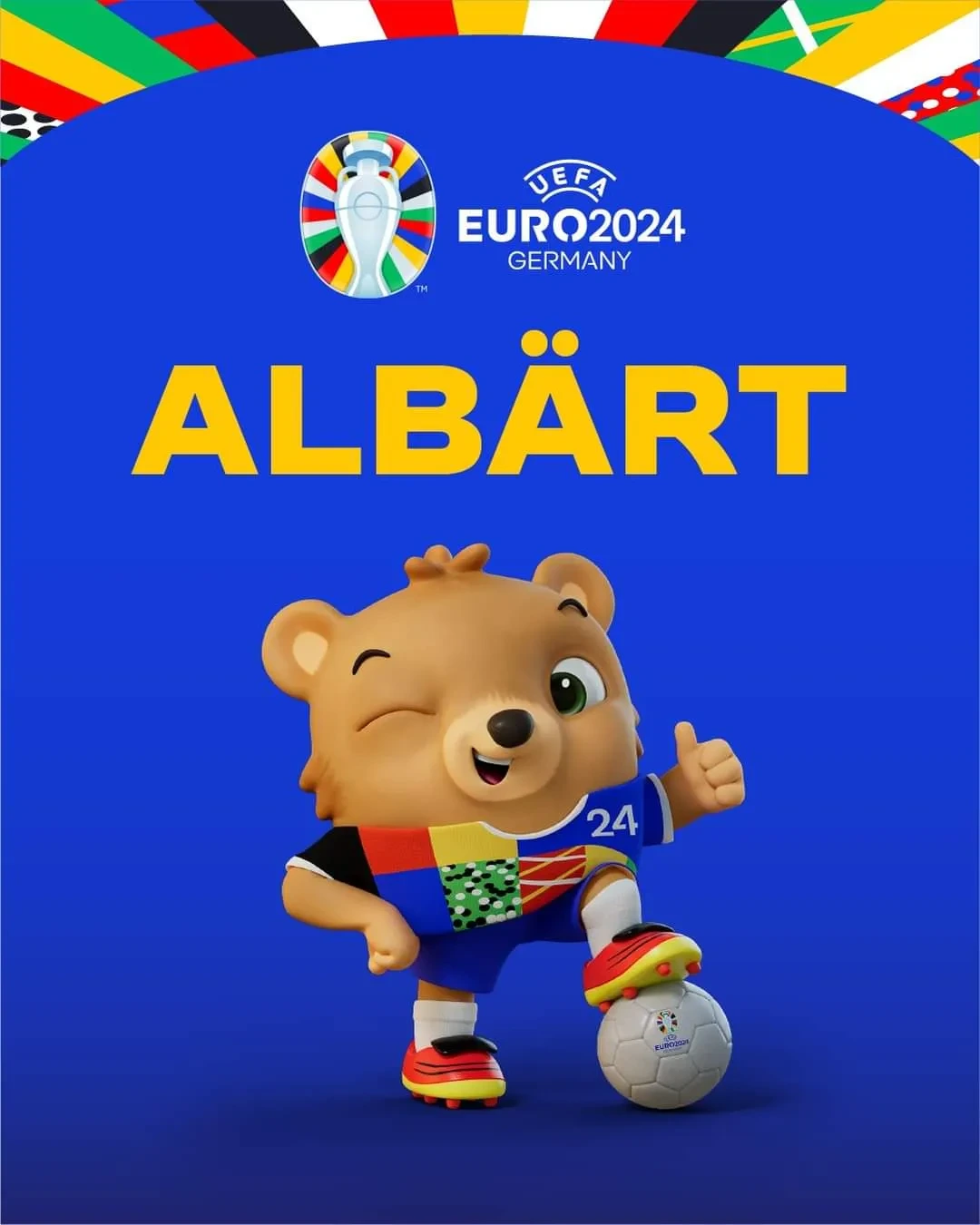 UEFA 유로 2024 마스코트 알베르트 Albärt