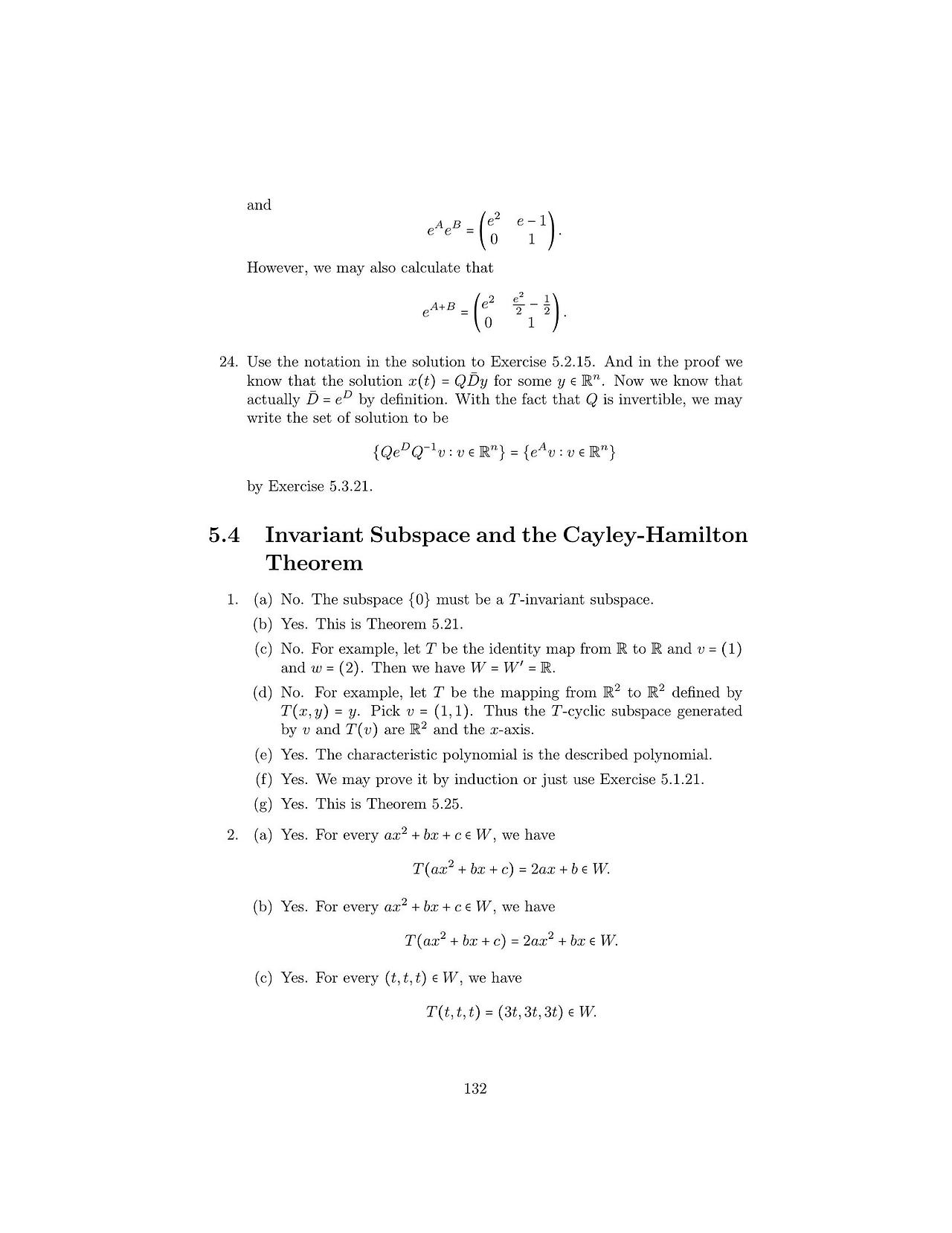 Solutions to Linear Algebra, Stephen H. Friedberg, Fourth Edition ...