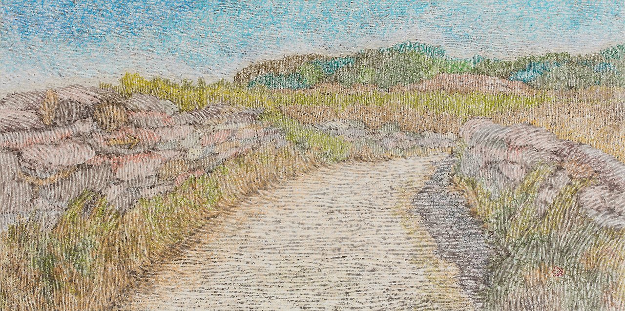 Buen camino barbadelo 50x100cm 2015