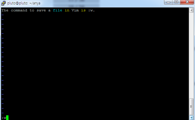 Vim How To Save A File In Vim And Quit The Editor How To Save A File In Vim 