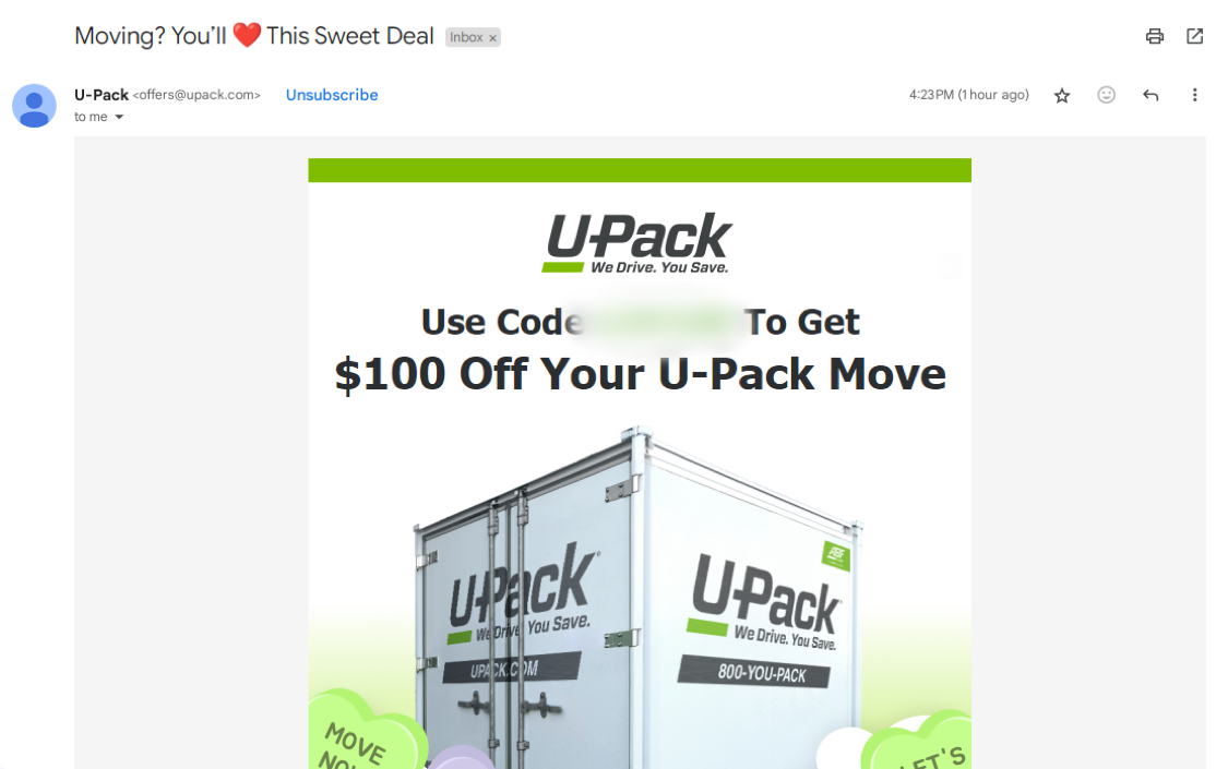 미국 셀프 이사 4번째! U-Pack 컨테이너 온라인 견적과 예약