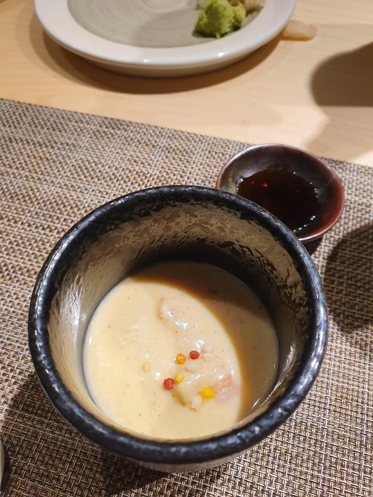 석계역 스시 다온 디너오마카세 후기 7 스시다온-계란찜-고구마무스