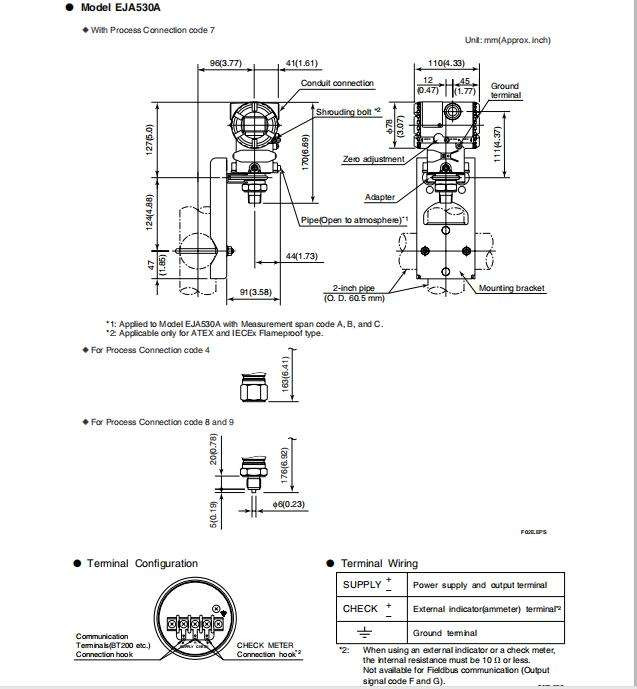 [수입 판매] EJA530 YOKOGAWA Pressure Transmitter 요코가와 압력 트랜스미터