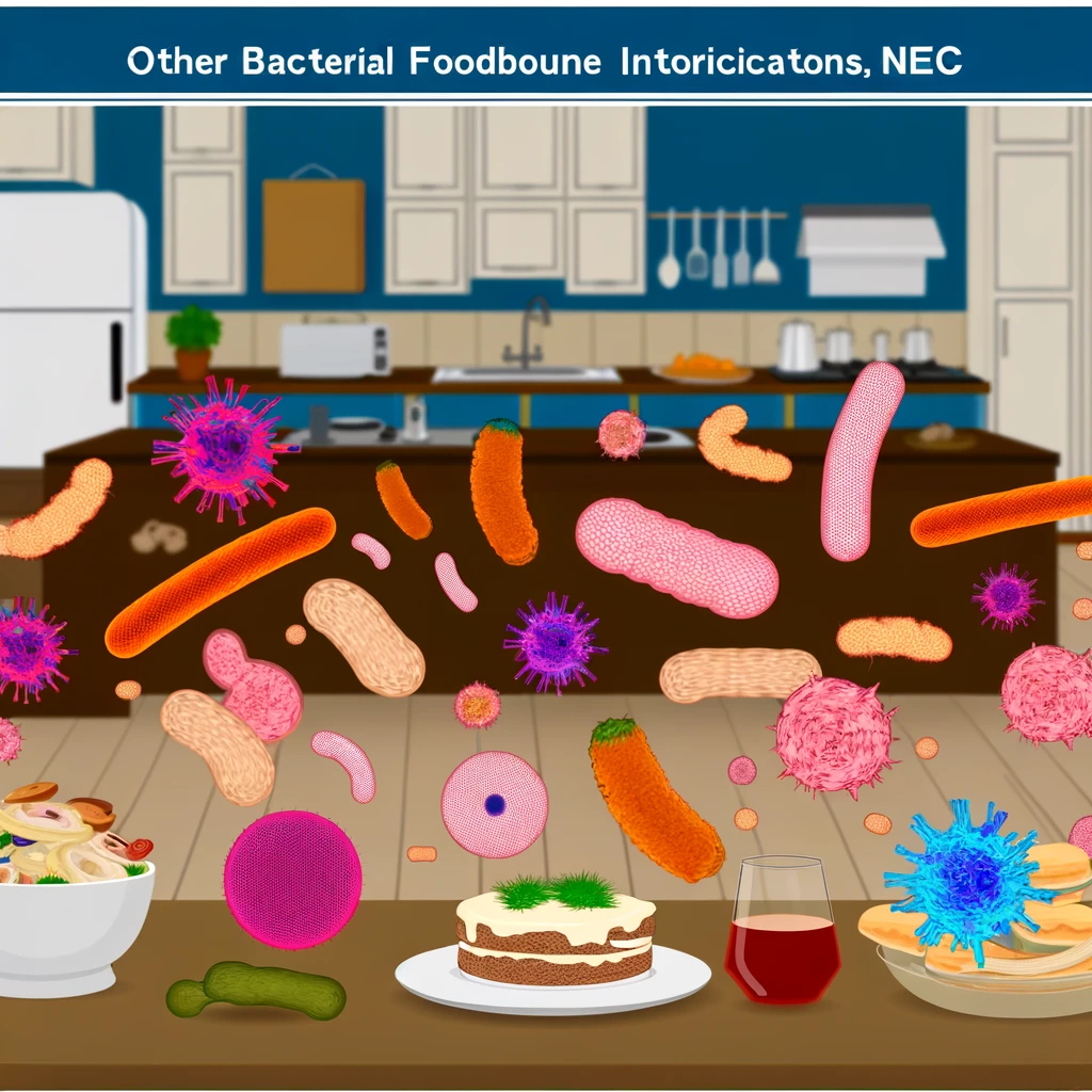 A05 달리 분류되지 않은 기타 세균성 음식매개중독(식중독)(Other bacterial foodborne intoxications, NEC)