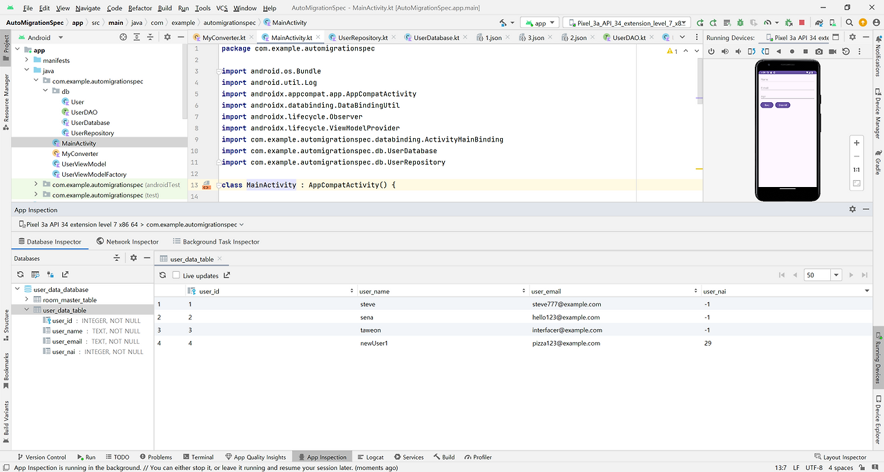  android room automigrationspec