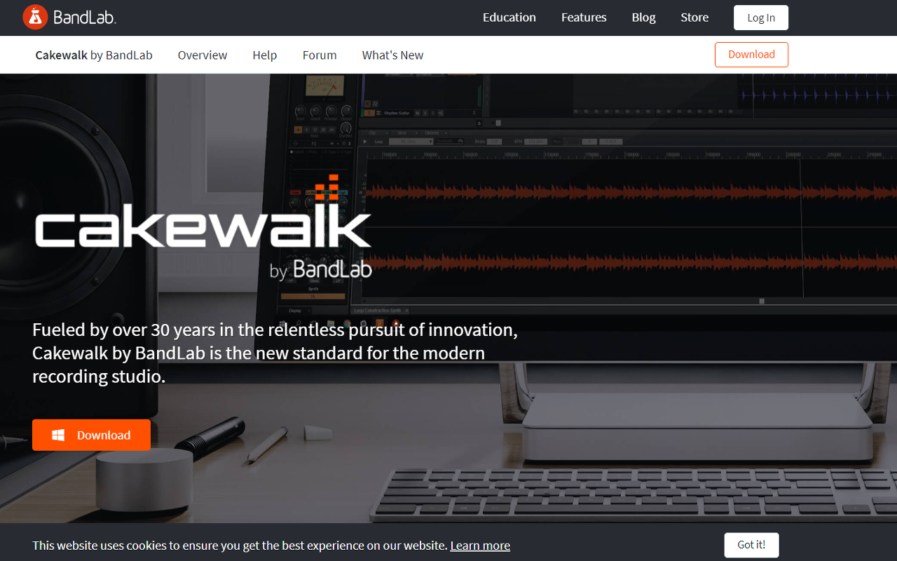 Cakewalk by bandlab. BANDLAB Cakewalk. Band Lab Sonar. BANDLAB products - Cakewalk.