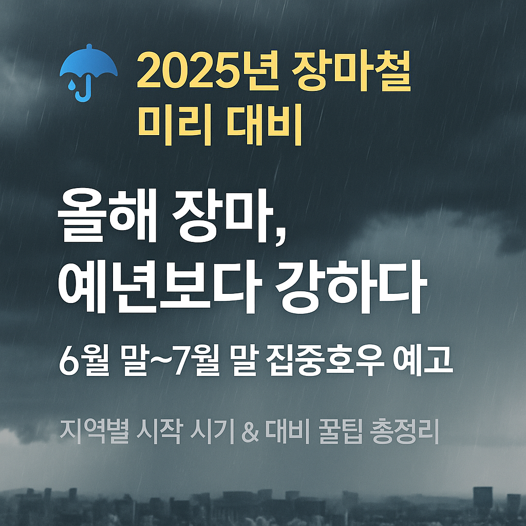 2025 장마 침수 지원금 이미지