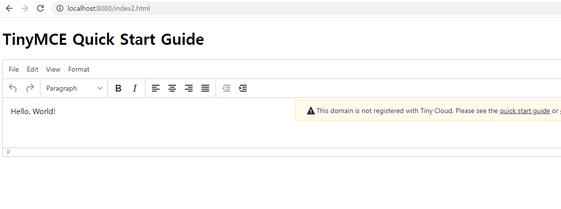 Javascript - Tiny Editor 적용해보기 :: 개발 흔적 남기기