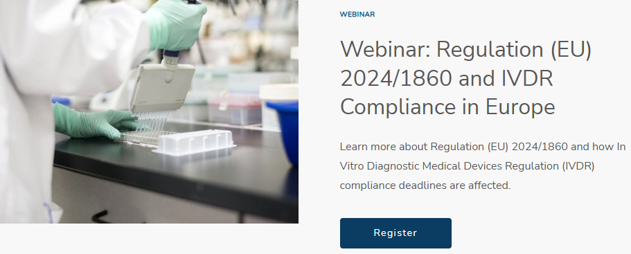 [Emergo, UL] Webinar: Regulation (EU) 2024/1860 and IVDR Compliance in ...