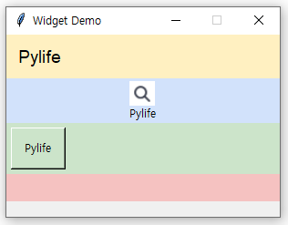 (Tkinter - Basic) Chapter 8. Frame (프레임) — PYLIFE