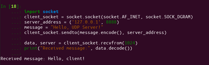 [Python] socket UDP 클라이언트 생성하여 메세지 전송하기 예제 - 2(UDP) — 살구월드