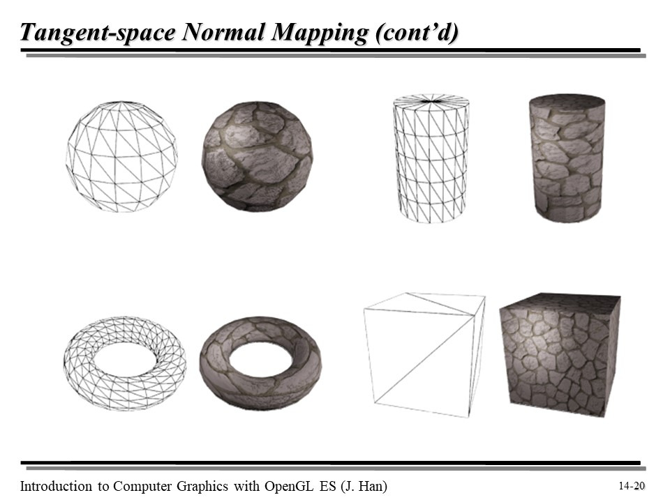 [OpenGL ES] 14강 : 노말 매핑(Normal Mapping), Height Map, 탄젠트 공간(Tangent ...