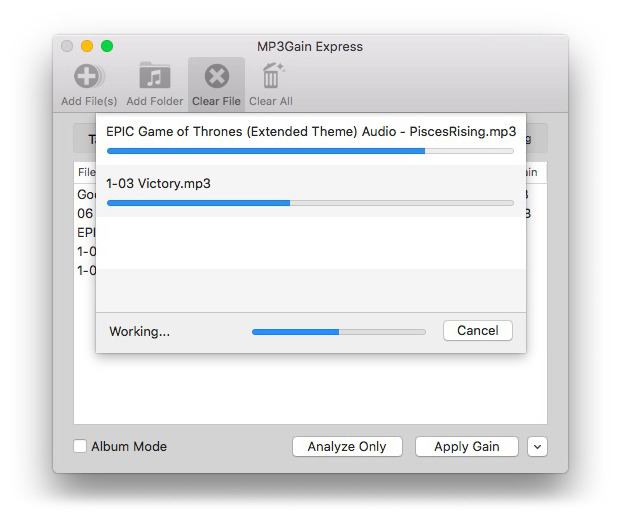 clipping mp3 gain