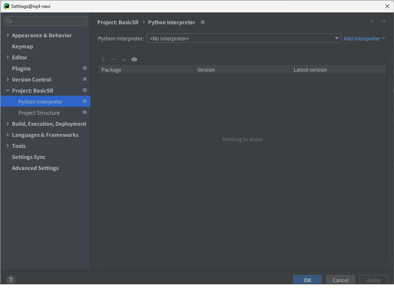 pycharm-anaconda-interpreter