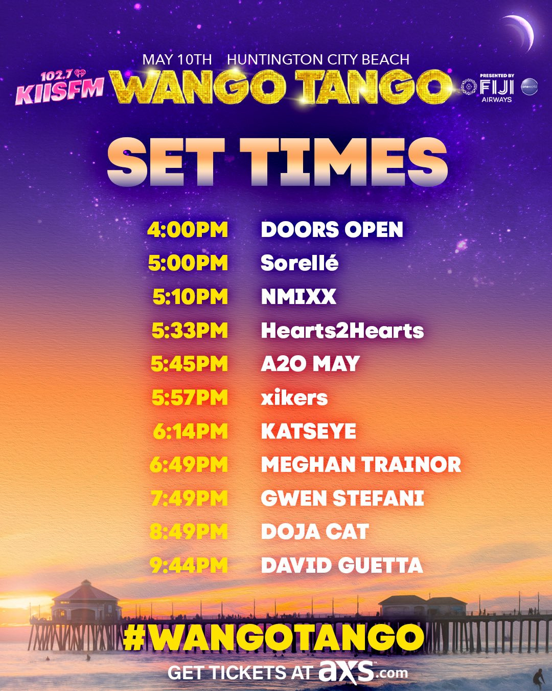 더쿠 - Wango Tango 타임테이블