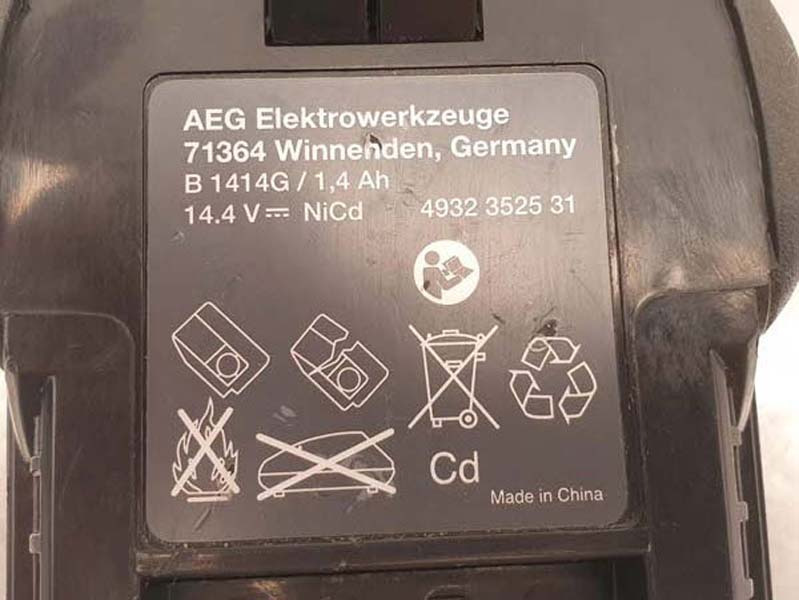 Aeg bs14g аккумулятор