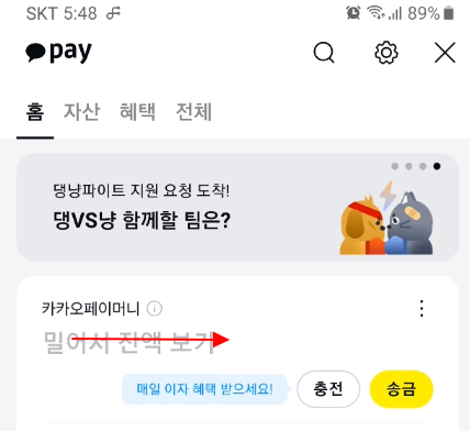 카카오톡 카카오뱅크 사용법: 카카오뱅크 잔액 표시 숨기는 방법 4 ywAAAAAAQABAAACAUwAOw==