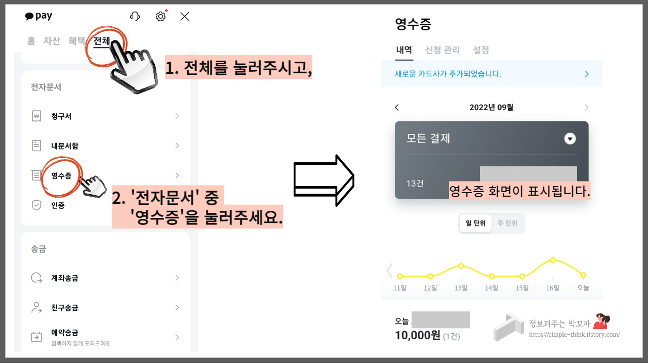 카카오페이 영수증 해지하고 문자서비스로 누적 사용금액 알림 받는 방법 4 ywAAAAAAQABAAACAUwAOw==