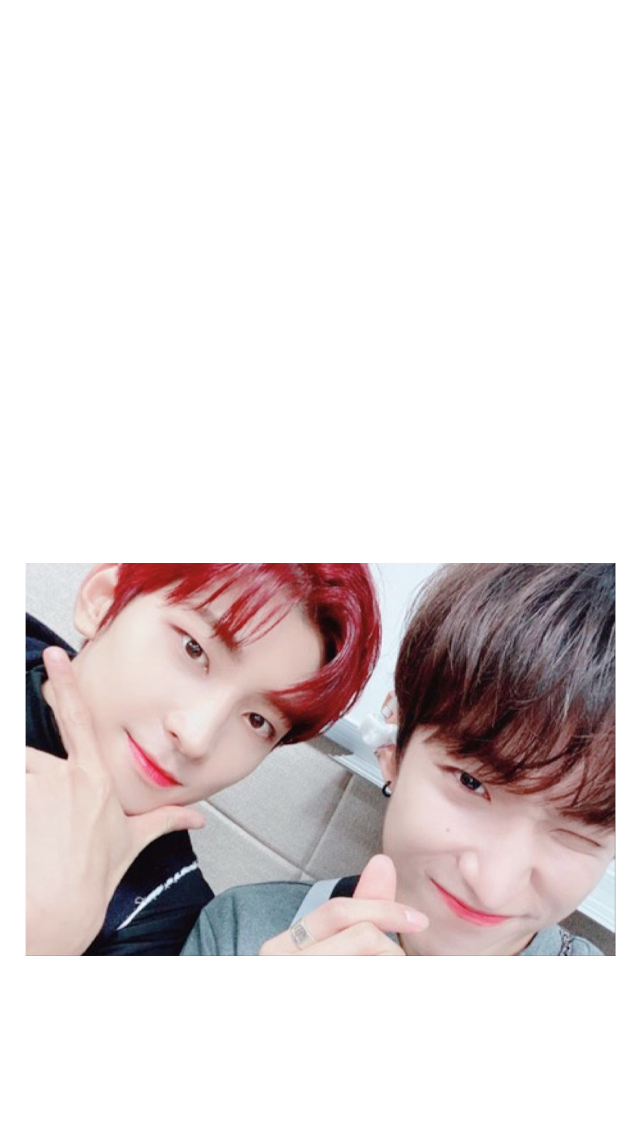 세븐틴 도겸.원우 공식트위터 사진 핸드폰 배경화면