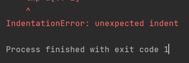 [python] IndentationError: unexpected indent 에러
