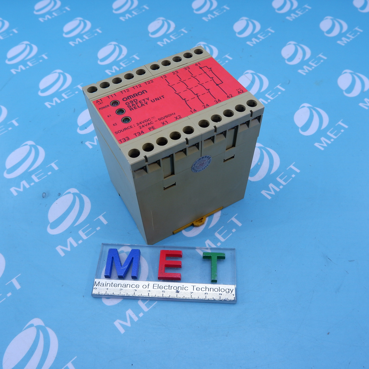 G9D301 [ETC CONTROLLER] OMRON SAFETY RELAY UNIT G9D 301 ㈜엠이티 산업 자동화 장비