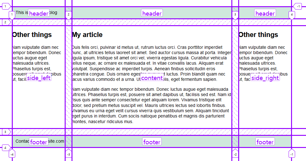 footer contact bar css