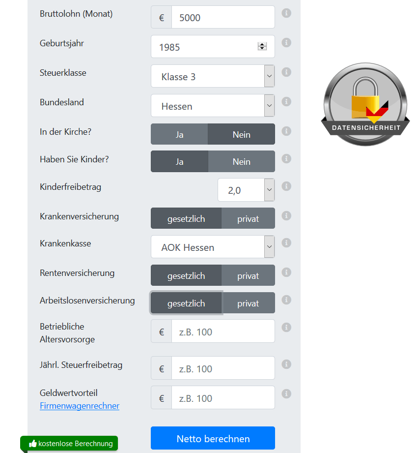 Germany tax! 32 ? 40 ?, Monthly in Germany?