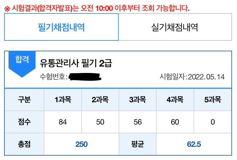2022년 1회차 유통관리사 2급 시험 독학 합격 후기(+Tip, 요약본 파일 첨부)