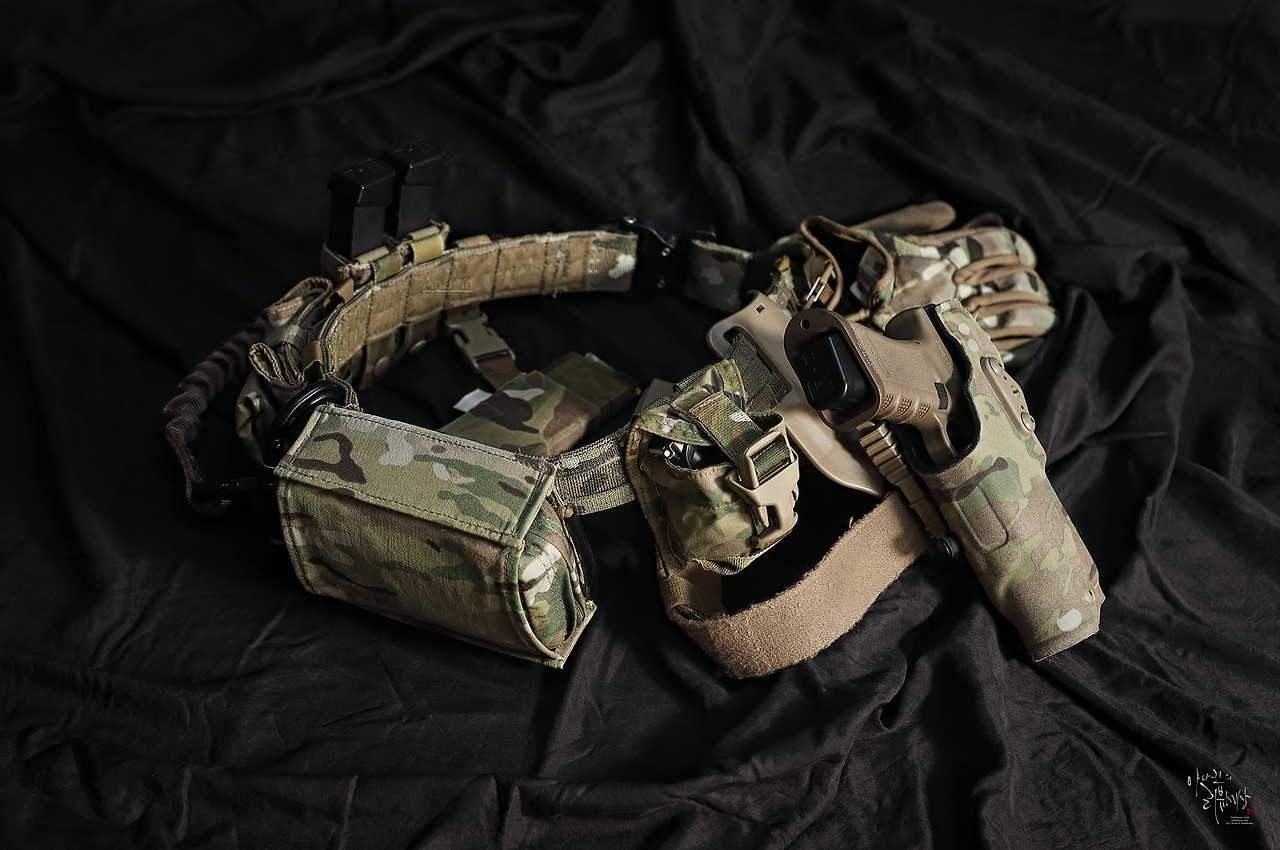 [Tactical belt] 1st Line Belt setup.