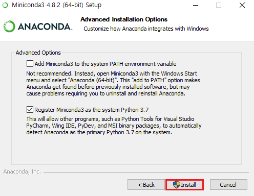 miniconda vs anaconda python