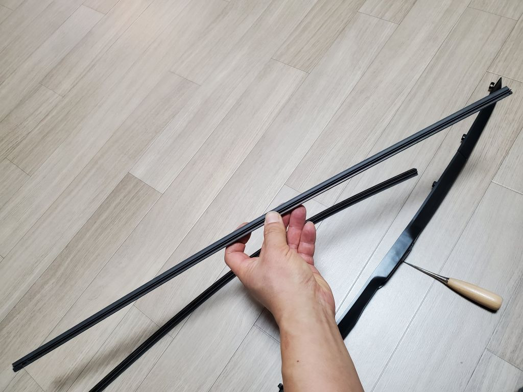 오천 원으로 저렴하게, 니로 EV 에어로 와이퍼 리필 고무 날 교체방법 (98351-1R000 , 98361-1R100)