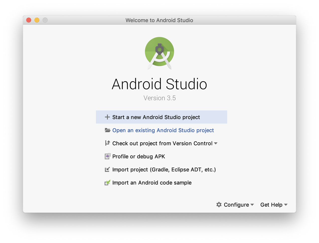 mac android studio sdk