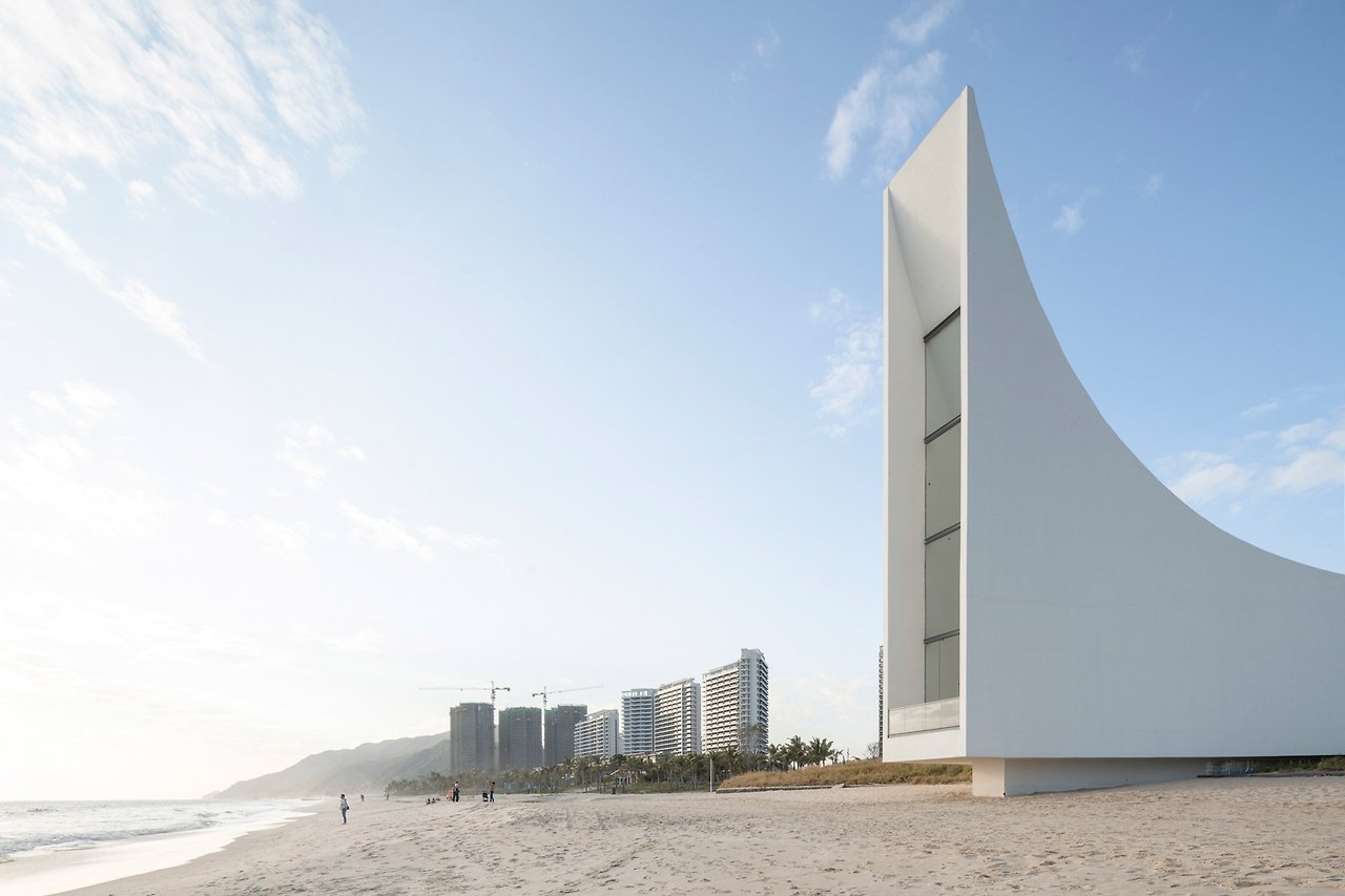 *씨사이드 채플 O-office Architects builds sculptural seaside chapel in China