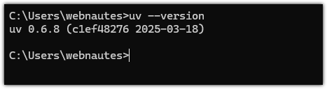 Python uv 사용방법