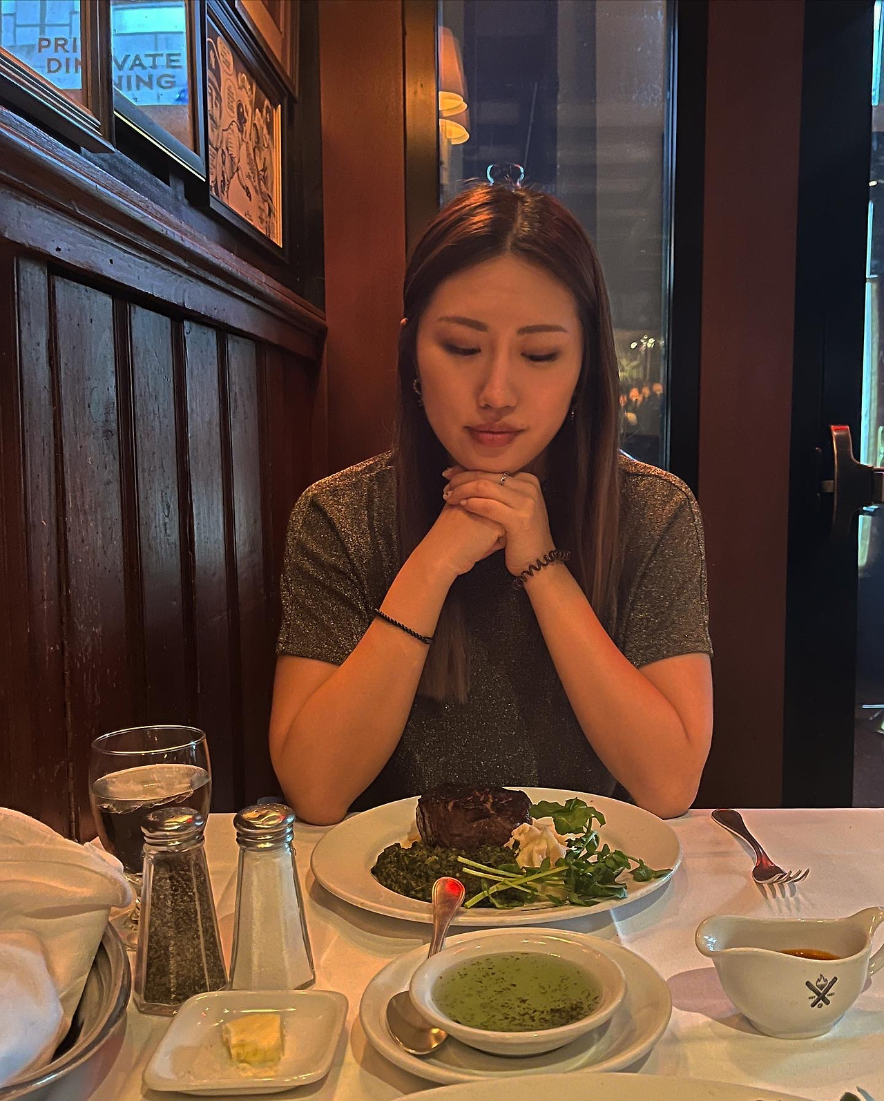 뉴욕 스테이크 갤러거 스테이크 하우스 Gallagher's Steakhouse (예약방법, 런치세트$32)