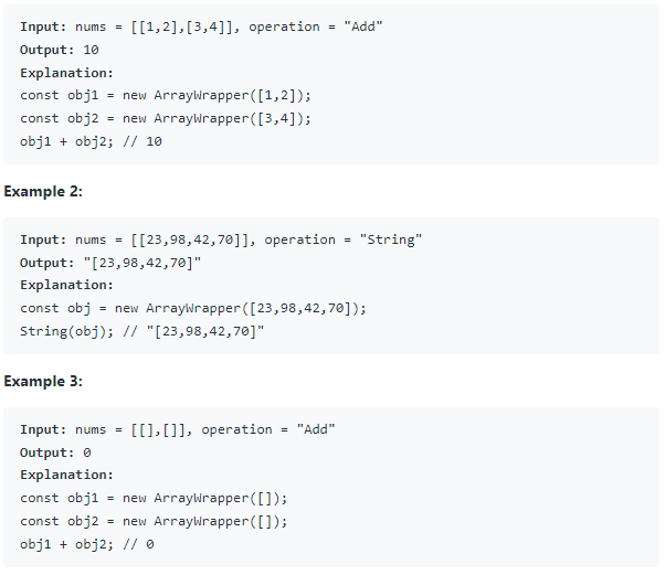 [leetcode][JS] 2695. Array Wrapper :: 최고의 개발자 (목표)