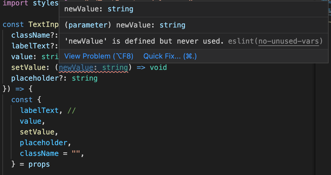 eslint-no-unused-vars-typescript