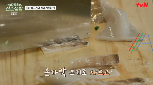 슬기로운산촌생활 오삼불고기 레시피 만드는 법 - 조정석 오징어삼겹살볶음 7 ywAAAAAAQABAAACAUwAOw==