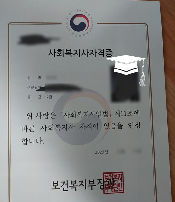 2024 사회복지사2급자격증