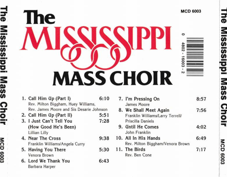 [Polaris 0276] Mississippi Mass Choir ''Live'' In Jackson