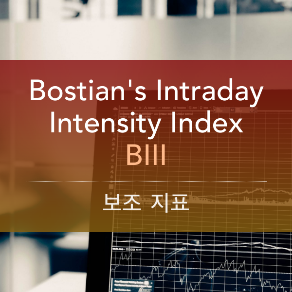 보조지표 Biiibostians Intraday Intensity Index 지표란 3139