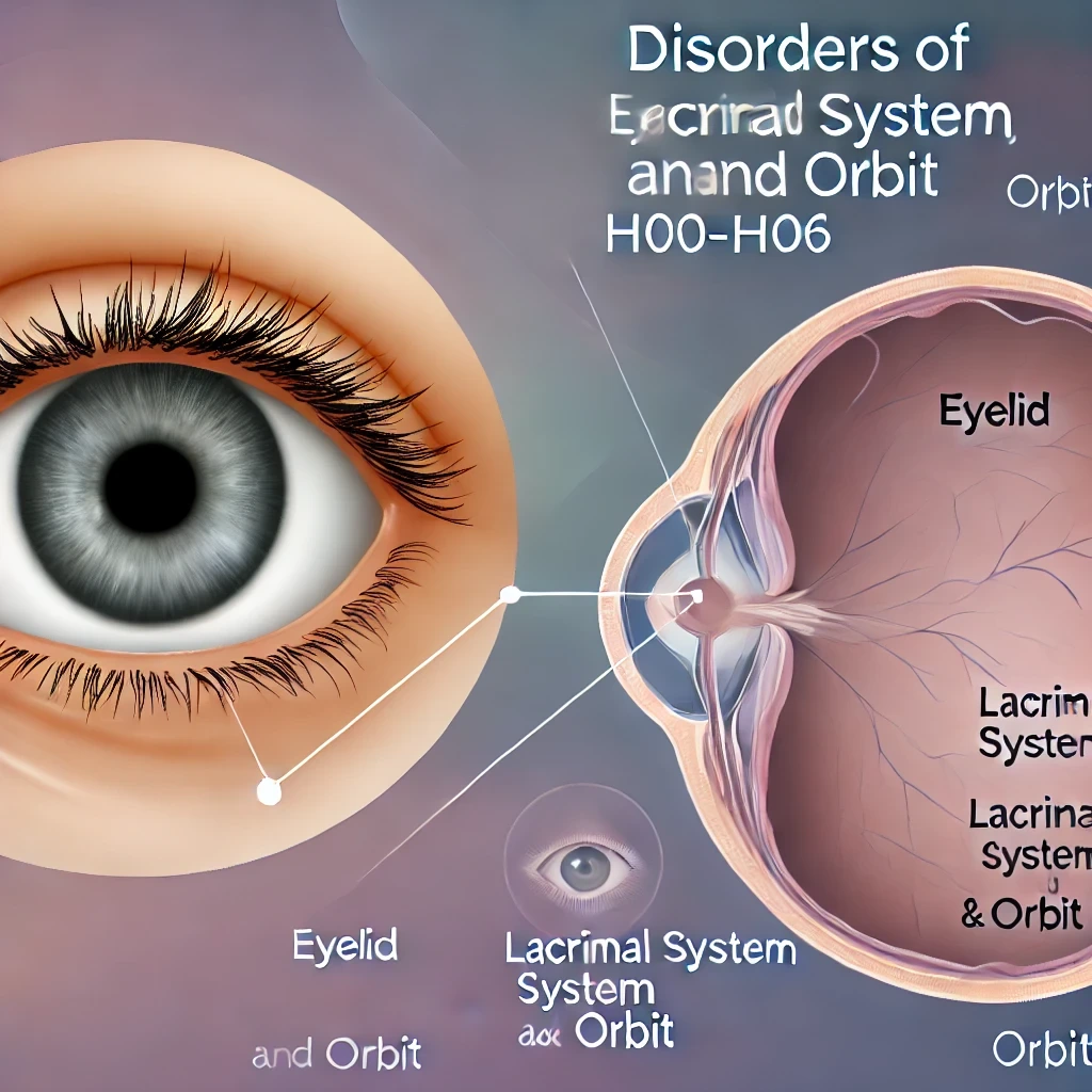 [H00-H06] 눈꺼풀, 눈물계통 및 안와의 장애(H00-H06)
