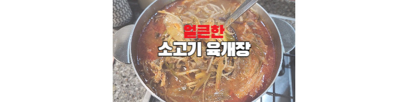 얼큰한 소고기 육개장 황금레시피 미강 짤순이 활용해서 맛있게 끓이는 방법 1 얼큰한 소고기 육개장 황금레시피