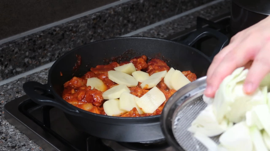 닭갈비 황금레시피 춘천식닭갈비 양념 만드는 방법 서준이네 박서준 닭갈비 28 ywAAAAAAQABAAACAUwAOw==