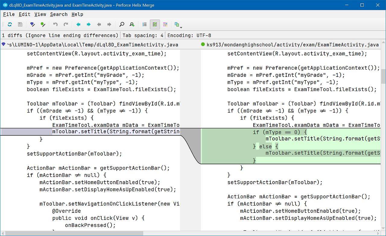 git mergetool winmerge