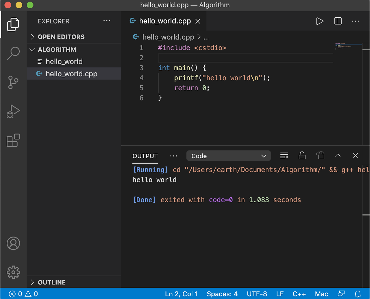 visual studio for mac c++