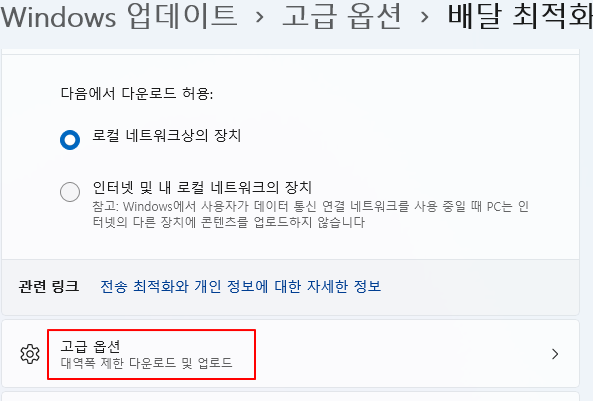 윈도우 11 인터넷 네트워크 대역폭 설정으로 다운로드 속도 올리기 | MS Store ,윈도우 수동 업데이트 할 때) 3 ywAAAAAAQABAAACAUwAOw==