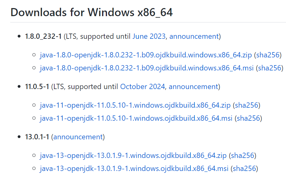 download openjdk 8 for windows 10